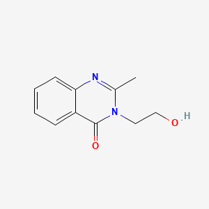 4(3H)-Quinazolinone, 3-(2-hydroxyethyl)-2-methyl-