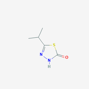 B1281467 5-Isopropyl-1,3,4-thiadiazol-2-ol CAS No. 84352-67-0