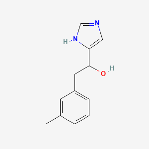 1-(1H-Imidazol-4-yl)-2-(m-tolyl)ethanol