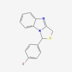 1-(4-Fluorophenyl)-3H-[1,3]thiazolo[3,4-a]benzimidazole