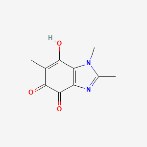 5-Hydroxy-1,2,6-trimethyl-1H-benzo[d]imidazole-4,7-dione