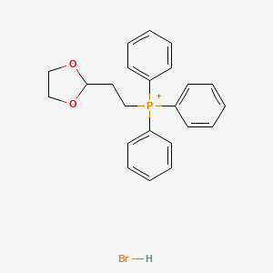 2-(1,3-Dioxolan-2-yl)ethyl-triphenylphosphanium;hydrobromide