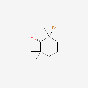 2-Bromo-2,6,6-trimethyl-cyclohexan-1-one