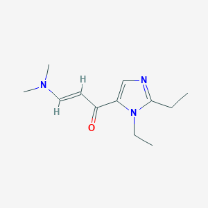 1-(1,2-Diethyl-1H-imidazol-5-yl)-3-(dimethylamino)prop-2-en-1-one