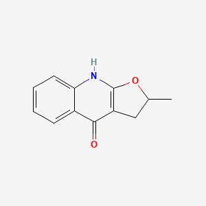 2-Methyl-3,9-dihydrofuro(2,3-b)quinolin-4(2H)-one