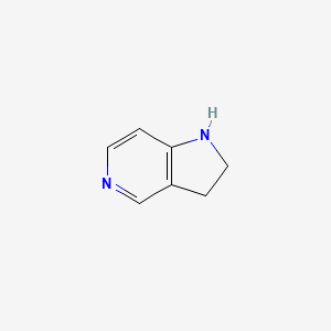 molecular formula C7H8N2 B1281487 2,3-二氢-1H-吡咯并[3,2-C]吡啶 CAS No. 23596-28-3