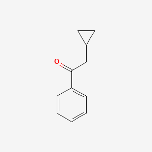 B1281490 2-Cyclopropyl-1-phenylethan-1-one CAS No. 6739-22-6