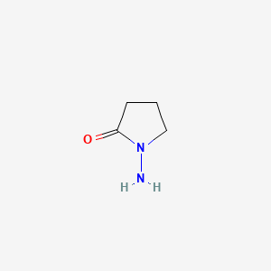 molecular formula C4H8N2O B1281494 1-氨基吡咯烷-2-酮 CAS No. 6837-14-5