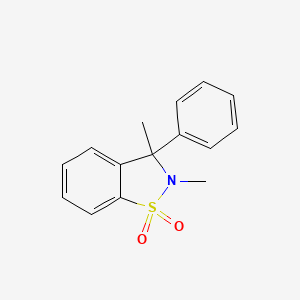 2,3-Dimethyl-3-phenyl-2,3-dihydro-1,2-benzisothiazole 1,1-dioxide