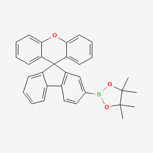 4,4,5,5-Tetramethyl-2-(spiro[fluorene-9,9'-xanthen]-2-yl)-1,3,2-dioxaborolane