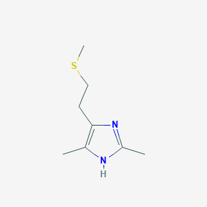 2,4-Dimethyl-5-(2-(methylthio)ethyl)-1H-imidazole