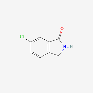 molecular formula C8H6ClNO B1281498 6-氯代异吲哚啉-1-酮 CAS No. 58083-59-3