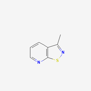 molecular formula C7H6N2S B1281500 3-甲基异噻唑并[5,4-b]吡啶 CAS No. 71109-34-7