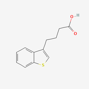 molecular formula C12H12O2S B1281502 4-(1-苯并噻吩-3-基)丁酸 CAS No. 24444-97-1