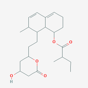 8-[2-(4-Hydroxy-6-oxotetrahydro-2h-pyran-2-yl)ethyl]-7-methyl-1,2,3,7,8,8a-hexahydronaphthalen-1-yl 2-methylbutanoate