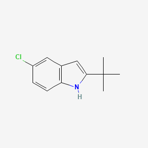molecular formula C12H14ClN B1281505 2-Tert-butyl-5-chloro-1H-indole CAS No. 69622-40-8