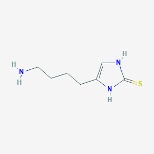 4-(4-Aminobutyl)-1H-imidazole-2(3H)-thione