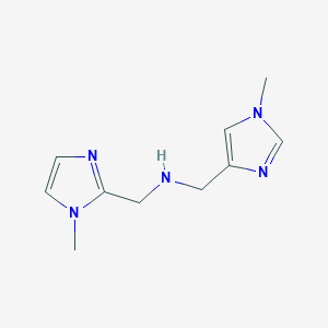 1-(1-Methyl-1H-imidazol-2-yl)-N-((1-methyl-1H-imidazol-4-yl)methyl)methanamine