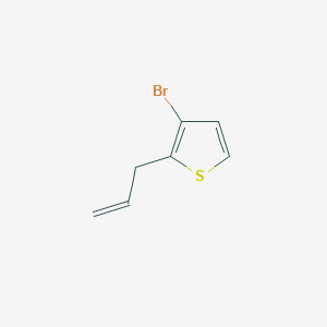 molecular formula C7H7BrS B1281508 3-(3-Bromo-2-thienyl)-1-propene CAS No. 33892-67-0