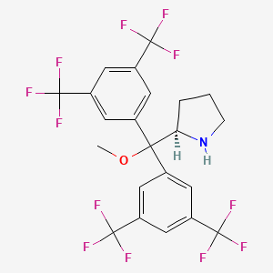 (R)-2-(Bis(3,5-bis(trifluoromethyl)phenyl)(methoxy)methyl)pyrrolidine