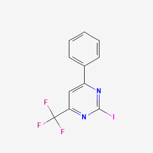 2-Iodo-6-phenyl-4-(trifluoromethyl)pyrimidine