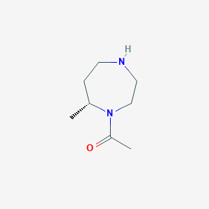 (R)-1-(7-Methyl-1,4-diazepan-1-yl)ethan-1-one