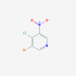 B1281519 3-Bromo-4-chloro-5-nitropyridine CAS No. 31872-63-6