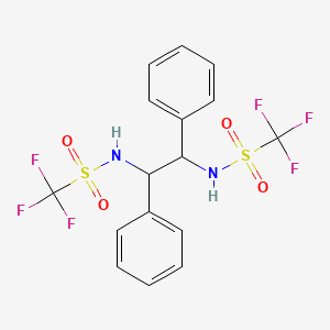 N-[1,2-diphenyl-2-(trifluoromethylsulfonylamino)ethyl]-1,1,1-trifluoromethanesulfonamide