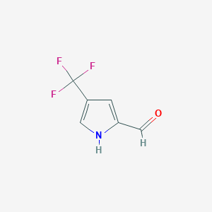 4-(Trifluoromethyl)-1H-pyrrole-2-carbaldehyde