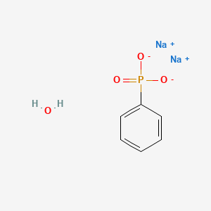 molecular formula C6H7Na2O4P B12815333 Sodium phenylphosphonate xhydrate 