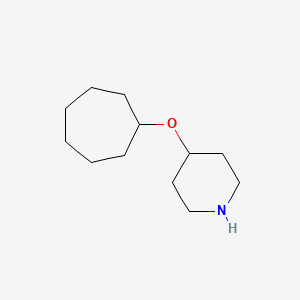 4-(Cycloheptyloxy)piperidine