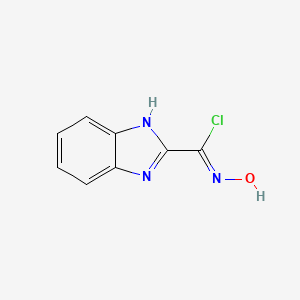 N-Hydroxy-1H-benzo[d]imidazole-2-carbimidoyl chloride