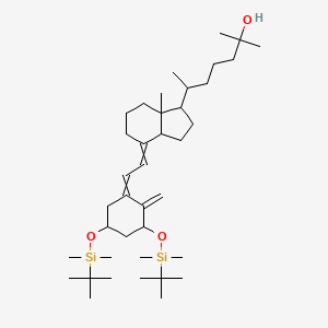 6-(4-{2-[3,5-Bis-(tert-butyl-dimethyl-silanyloxy)-2-methylene-cyclohexylidene]-ethylidene}-7a-methyl-octahydro-inden-1-yl)-2-methyl-heptan-2-ol