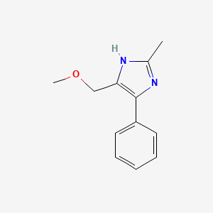 4-(methoxymethyl)-2-methyl-5-phenyl-1H-imidazole