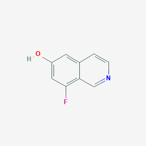 molecular formula C9H6FNO B12815469 8-Fluoroisoquinolin-6-ol 