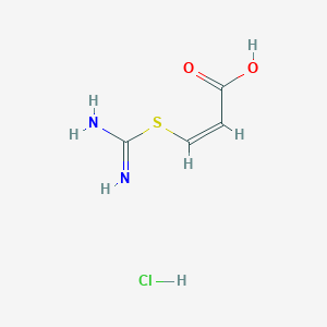 (Z)-3-(Carbamimidoylthio)acrylic acid hydrochloride