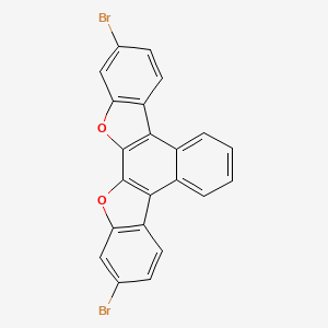 6,21-dibromo-3,24-dioxahexacyclo[15.7.0.02,10.04,9.011,16.018,23]tetracosa-1(17),2(10),4(9),5,7,11,13,15,18(23),19,21-undecaene