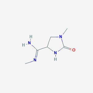 N,1-Dimethyl-2-oxoimidazolidine-4-carboximidamide