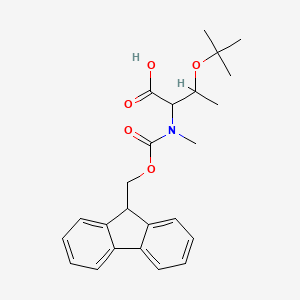 molecular formula C24H29NO5 B12815539 Fmoc-N-alpha-Methyl-O-tert-butyl-L-threonine 