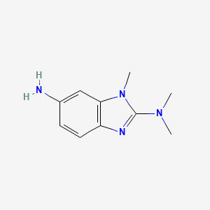 molecular formula C10H14N4 B12815543 N2,N2,1-Trimethyl-1H-benzo[d]imidazole-2,6-diamine 