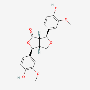 rel-(3S,3aR,6S,6aS)-3,6-Bis(4-hydroxy-3-methoxyphenyl)tetrahydrofuro[3,4-c]furan-1(3H)-one