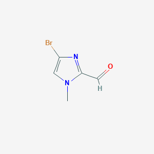 molecular formula C5H5BrN2O B1281560 4-溴-1-甲基-1H-咪唑-2-甲醛 CAS No. 79326-91-3