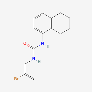 Urea, 1-(2-bromoallyl)-3-(5,6,7,8-tetrahydro-1-naphthyl)-