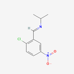 1-Chloro-2-isopropyliminomethyl-4-nitrobenzene