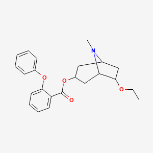 6-Ethoxytropine-o-phenoxybenzoate