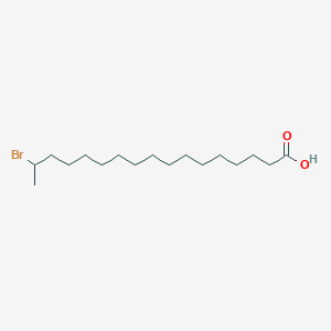 molecular formula C17H33BrO2 B12815675 16-Bromoheptadecanoic acid 