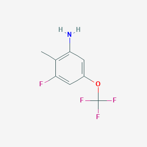 3-Fluoro-2-methyl-5-(trifluoromethoxy)aniline