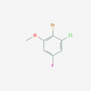 2-Bromo-1-chloro-5-fluoro-3-methoxybenzene