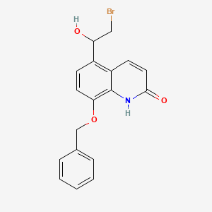 8-(benzyloxy)-5-[(1R)-2-bromo-1-hydroxyethyl]quinolin-2(1H)-one