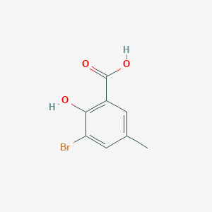 molecular formula C8H7BrO3 B1281584 3-溴-2-羟基-5-甲基苯甲酸 CAS No. 17746-75-7